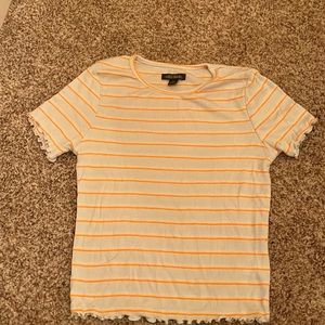 Striped cotton tee